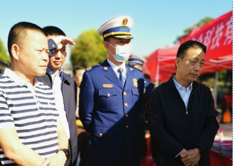 银川浩宇安全监控技术有限公司参加河源市 2021 年新《安全生产法》 宣传周